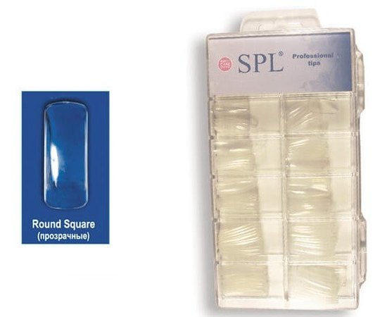 Штучні нігті прозорі SPL TP-1, фото 