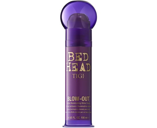 Tigi Bed Head Blow Оut - Багатофункціональний крем для волосся із золотим блиском, 100 мл, фото 