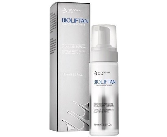Мусс очищающий деликатный Biogena Bioliftan Cleansing Mousse, 150 ml, изображение 2
