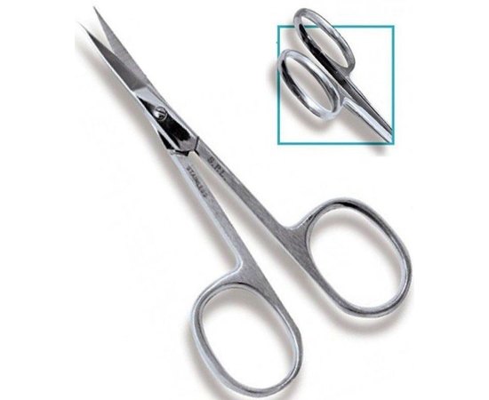 Ножницы для кутикулы с изогнутой ручкой SPL H 05, изображение 3