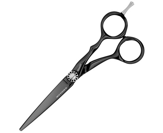 Tondeo Mythos Offset Black 5.5 Ножиці перукарські, фото 