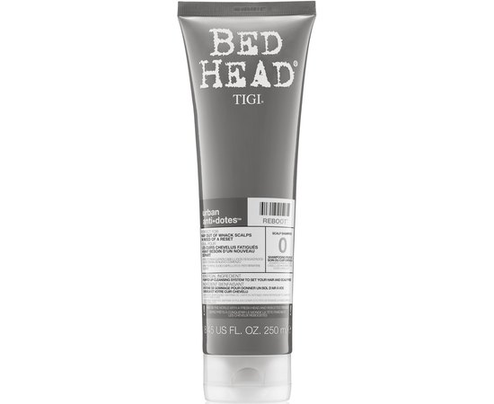 Шампунь для ніжного очищення шкіри голови Tigi Bed Head Urban Anti + Dotes Reboot Scalp Shampoo, 250 ml, фото 