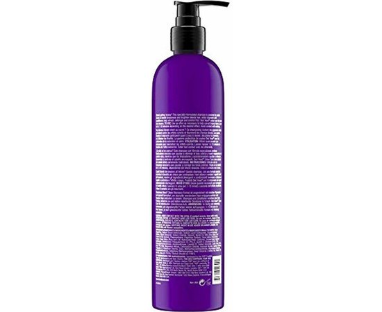 Тонирующий шампунь для блонд и химически обработанных волос Tigi Bed Head Colour Care Purple Toning Shampoo, 400 ml, изображение 2