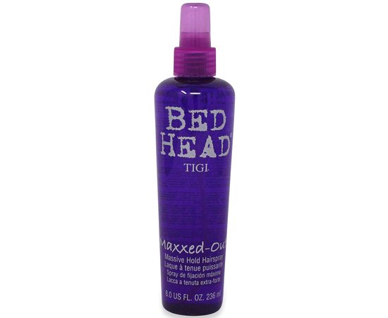 Tigi Bed Head Maxxed-Out Massive Hold Hairspray - Рідкий лак для волосся сильної фіксації, 236 мл, фото 
