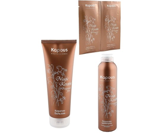 Экспресс-маска Kapous Professional Magic Keratin Express Mask 2 in 1.