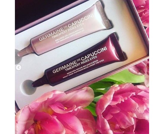 Корректирующий уход для век день + ночь Germaine de Capuccini TE Rides Eyes Contour Treatment Night & Day, 2x10 ml, изображение 3