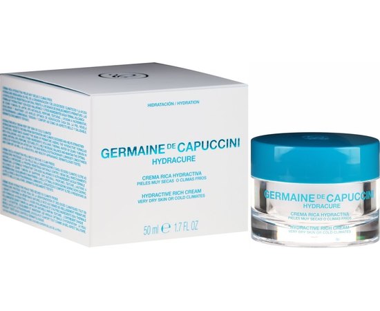 GERMAINE de CAPUCCINI Hydracure Hydra Rich Cream Very Dry Skin Крем глибокого тривалого зволоження для дуже сухої шкіри, 50 мл, фото _ab__is.image_number.default