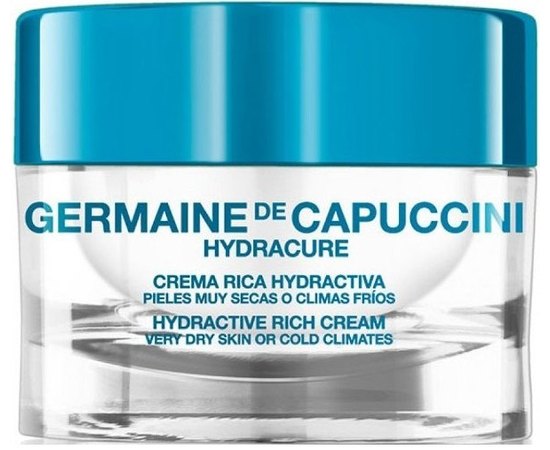 GERMAINE de CAPUCCINI Hydracure Hydra Rich Cream Very Dry Skin Крем глибокого тривалого зволоження для дуже сухої шкіри, 50 мл, фото 