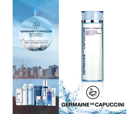 Лосьон тонизирующий для лица Germaine de Capuccini Excel Therapy O2 Comfort & Youthfulness Toning Lotion, 200 ml, изображение 3