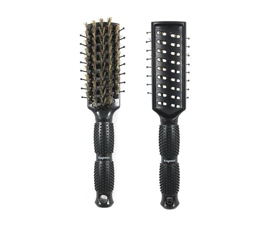Щетка для волос плоская Ультра блеск Kapous Professional.