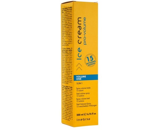 Спрей для придания объема Inebrya Ice Cream Volume One 15 in 1, 200 ml, изображение 4