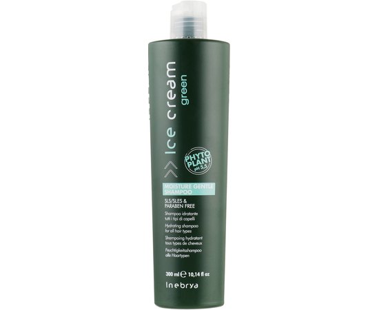 Inebrya Moisture Gentle Shampoo Зволожуючий шампунь для всіх типів волосся, фото 