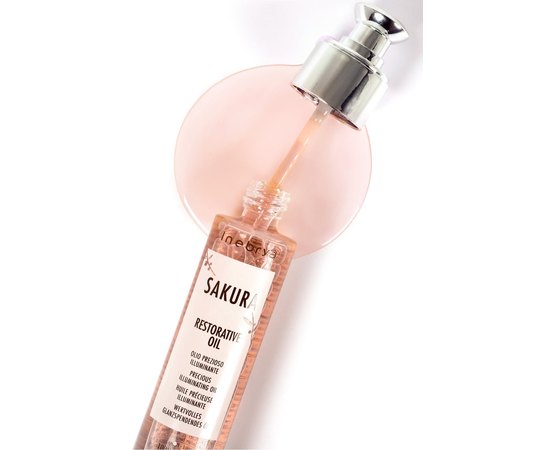 Восстанавливающее масло для волос Inebrya Sakura Restorative Oil, 50 ml, изображение 4