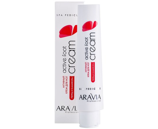 Активный крем для ног с камфорой и перцем Aravia Professional Active Foot Cream, 100 ml, изображение 2