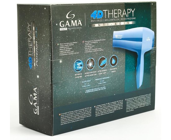 Фен для волос GA.MA 4D Therapy Potenza Ozone-Ion, 2400 W