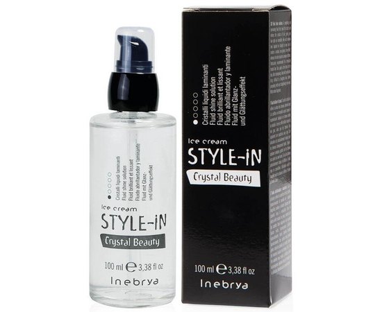 Флюид для блеска Inebrya Go Light Crystal Beauty Fluid Shine Solution, 100 ml, изображение 2