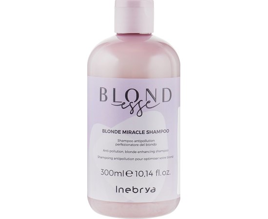 Хелатирующий шампунь для оттенков блонд Inebrya Blonde Miracle Shampoo