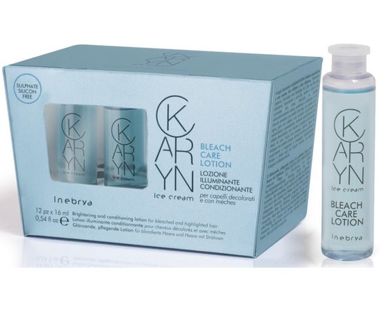 Лосьон для восстановления осветленных волос Inebrya Karyn Bleach Care Lotion, 12x16 ml