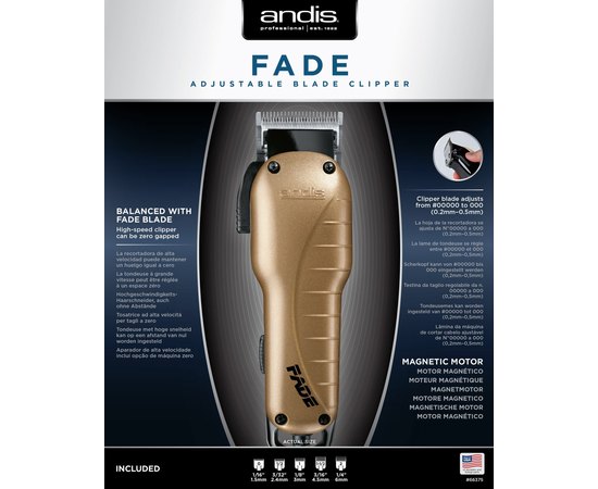 Машинка для стрижки Andis Fade US-1, изображение 6
