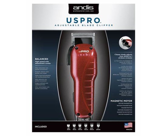 Машинка для стрижки волос Andis USPRO, изображение 4