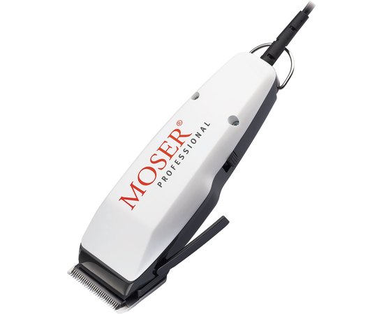 Машинка для стрижки волос белая Moser 1400-0086 Professional, изображение 3