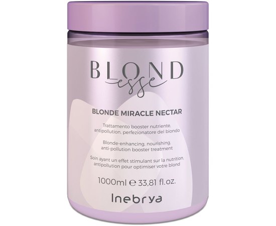 Інтенсивна поживна маска для волосся відтінків блонд Inebrya Blonde Miracle Nectar, фото _ab__is.image_number.default Інтенсивна поживна маска для волосся відтінків блонд Inebrya Blonde Miracle Nectar, фото _ab__is.image_number.default