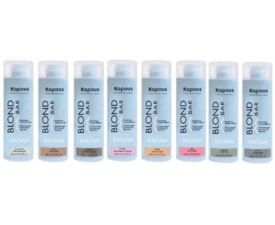Оттеночный бальзам питательный Kapous Professional Blond Bar Balsam.