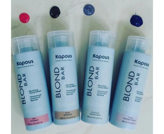 Бальзам питательный Kapous Professional Blond Bar Nourishing Toning Balsam.