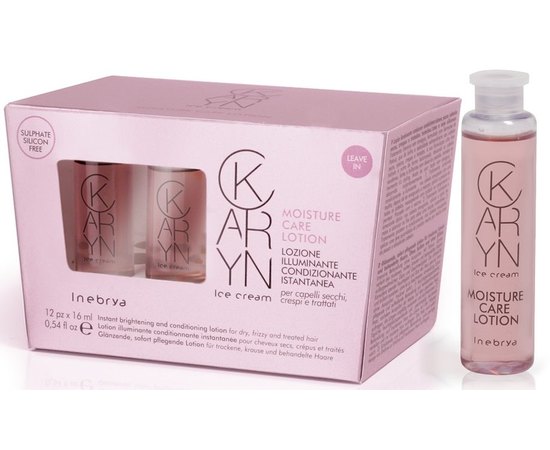 Увлажняющий лосьон для волос Inebrya Karyn Moisture Care Lotion, 12x16 ml, изображение 2