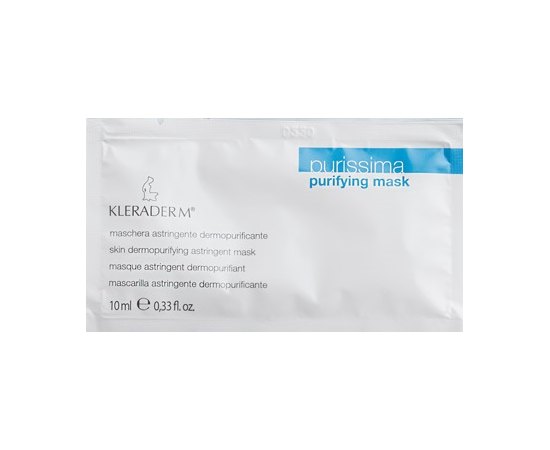 KLERADERM Purifying mask Лечебная «Пурифинг-маска» для проблемной кожи 20 шт., 2