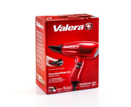 Valera Swiss Nano 9200 Ionic Rotocord Фен для волосся, SN9200YRC, 2000. Вт red, фото _ab__is.image_number.default