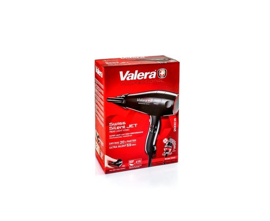 Valera Swiss Silent Jet 7500"Light"Ionic Rotocord SXJ7500DRC Фен для волосся, 2000. Вт, фото _ab__is.image_number.default