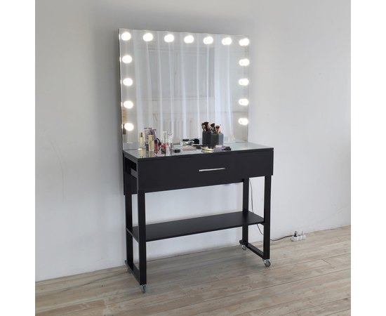 Гримерный столик на металлической основе с зеркалом без рамы Markson M621, изображение 2