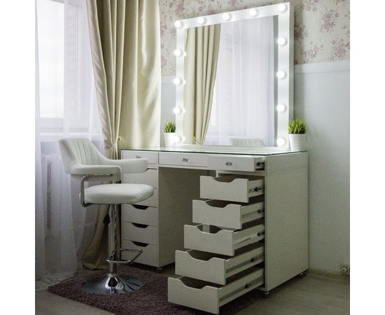 Гримерный столик со стеклянной столешницей Markson М622, изображение 3