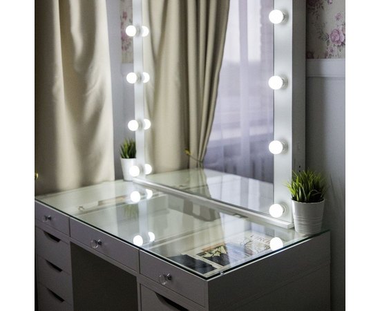 Гримерный столик со стеклянной столешницей Markson М622, изображение 5