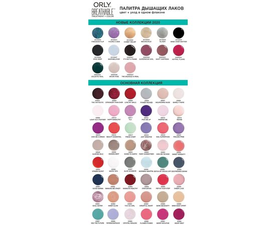 Лак для ногтей Уход + Цвет Orly Breathable, 18 ml, изображение 3