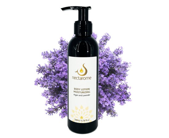 Nectarome Lait corporel à l’huile essentielle de Lavande Молочко зволожуюче для тіла арган + лаванда 200 мл, фото _ab__is.image_number.default