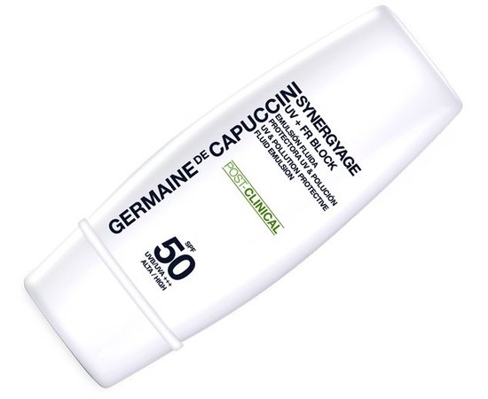 GERMAINE de CAPUCCINI Synergyage UV + FR Block Pollution Protective Fluid Emulsion SPF50 Мультизахисна емульсія для шкіри, 30 мл, фото _ab__is.image_number.default