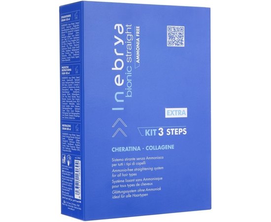 Набор для химического выпрямления волос Inebrya Bionic Straight Ammonia Free Straightening System 3 Steps Kit, изображение 2