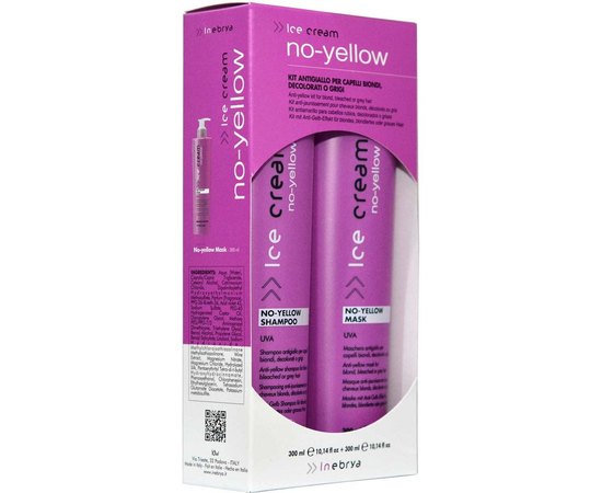 Набір для освітлення та сивого волосся Inebrya No-Yellow Kit, фото _ab__is.image_number.default