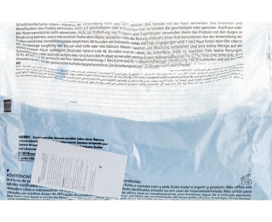 Освітлююча пудра синя Inebrya Dust Free Lightening Powder Blue, 500 g, фото _ab__is.image_number.default