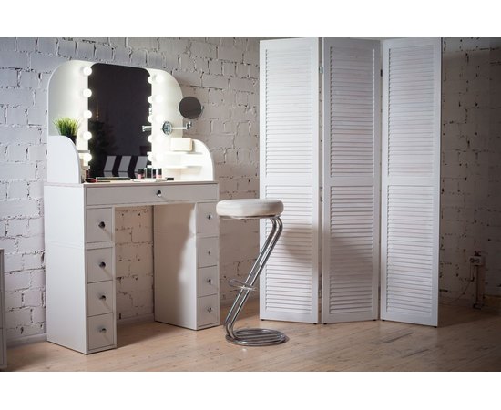 Рабочее место для визажиста  трюмо на 9 ящиков Markson М628-1, изображение 2