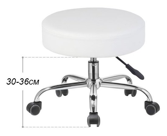 Стул для мастера педикюра модель 305 Beauty Service, изображение 6