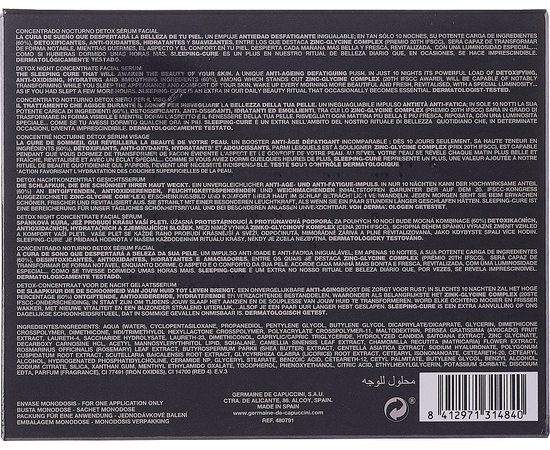 Сыворотка ночная восстанавливающая Germaine de Capuccini Timexpert SRNS Night sleeping-cure Facial Serum, 10x2 ml, изображение 7
