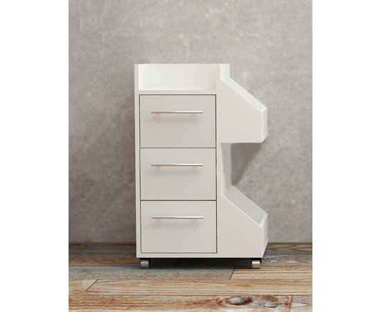 Тележка косметологическая с боковыми лотками для инструмента Markson М214, изображение 2