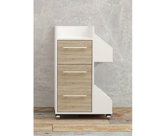 Тележка косметологическая с боковыми лотками для инструмента Markson М214, изображение 3