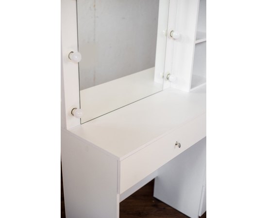 Визажное рабочее место на две тумбы с полками возле зеркала Markson М620, изображение 9