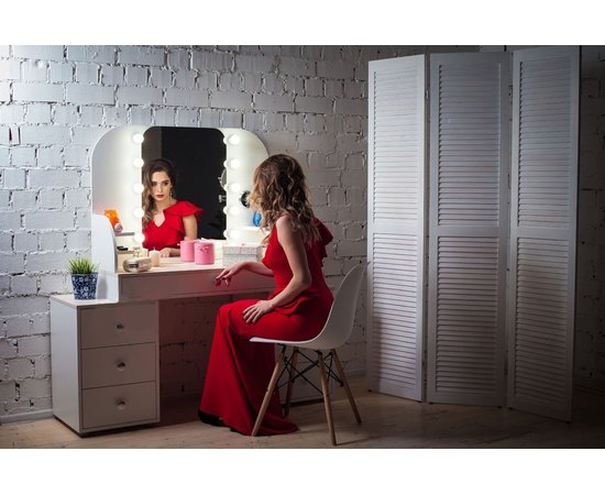 Визажный стол на 2 тумбы трюмо Markson М628-2, изображение 5