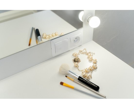 Зеркало с подсветкой парикмахерское с комодом Markson M625, изображение 5