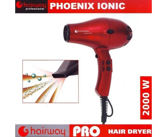 Фен для волосся HairWay Phoenix Ionic, 2000 Вт, фото _ab__is.image_number.default